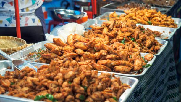 Fried Chicken in the Market